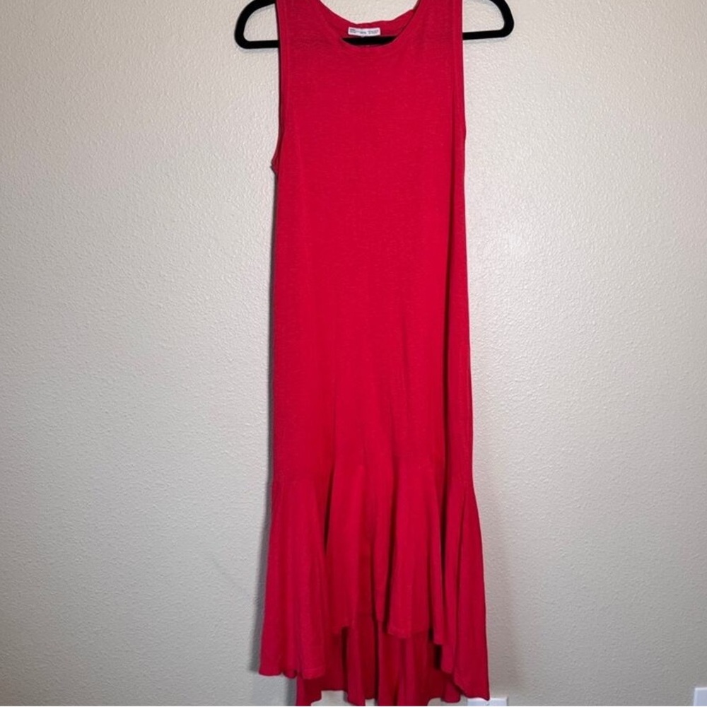 Zara Vibrant Red High Low Dress